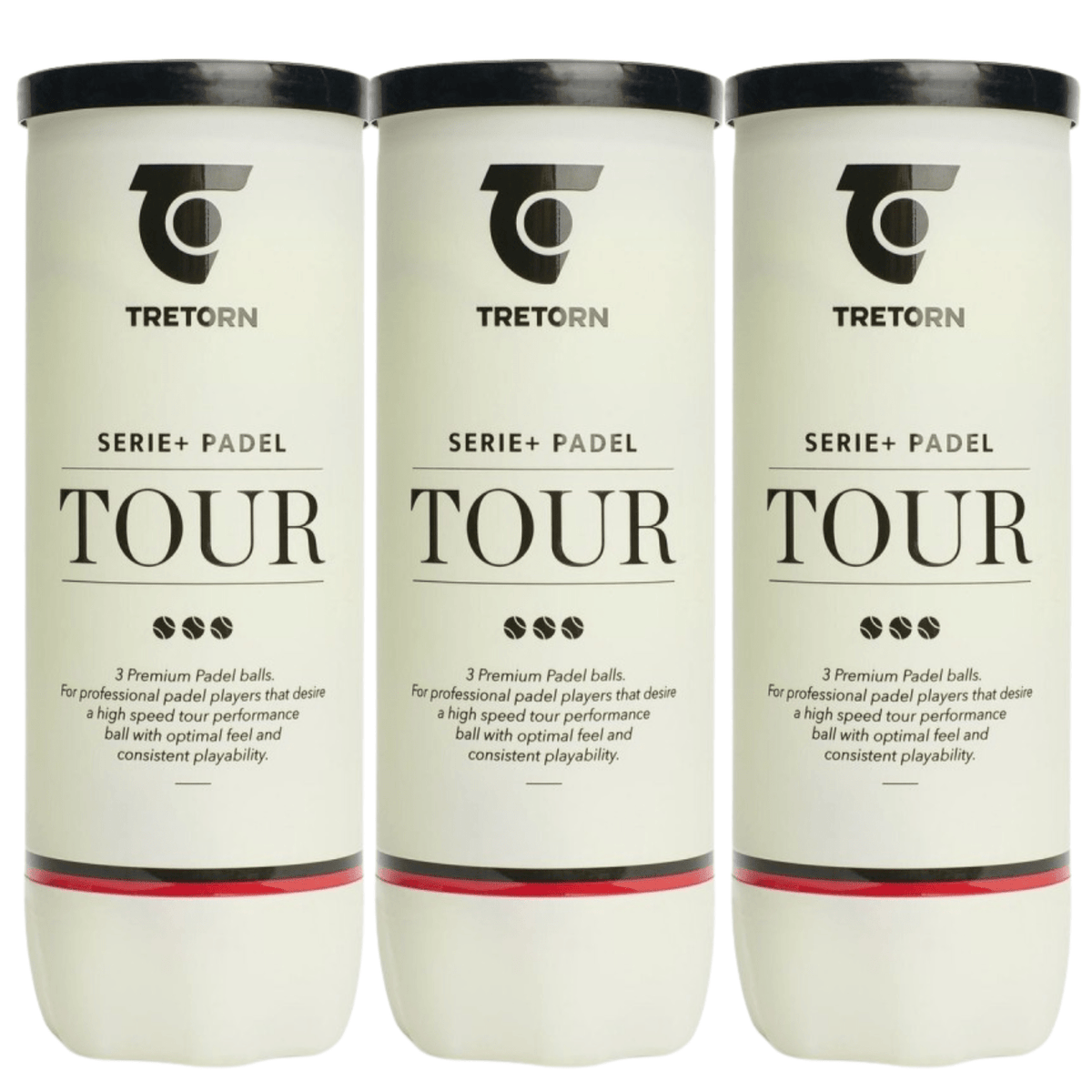 Tretorn Serie Tour Padelballen (3x3 st.) -