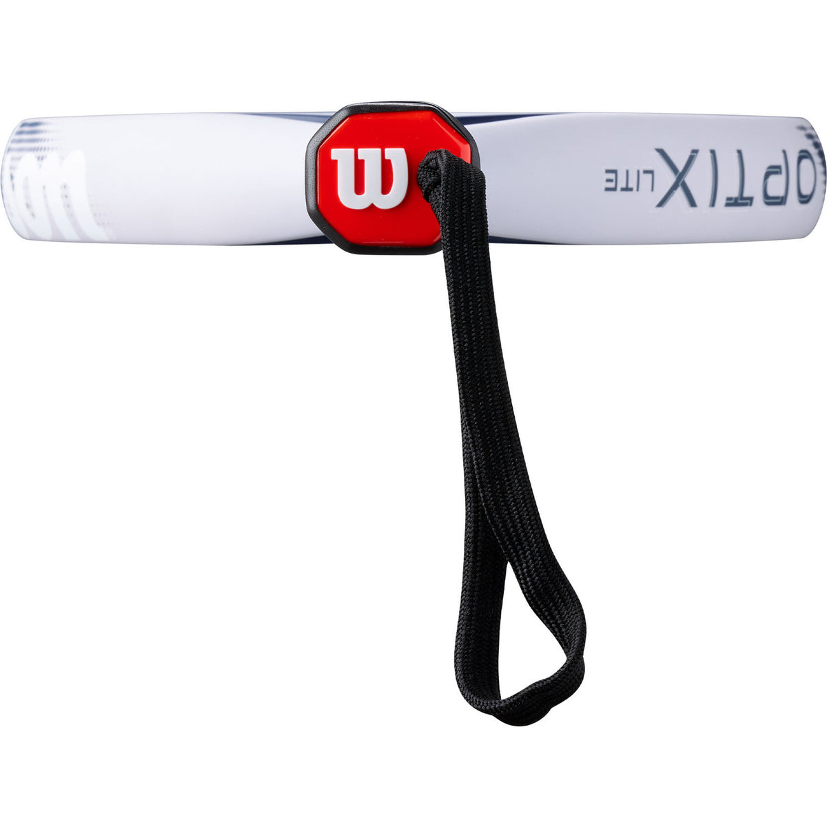 Wilson Optix Lite V2 padelracket met zwarte Wilson-polsband
