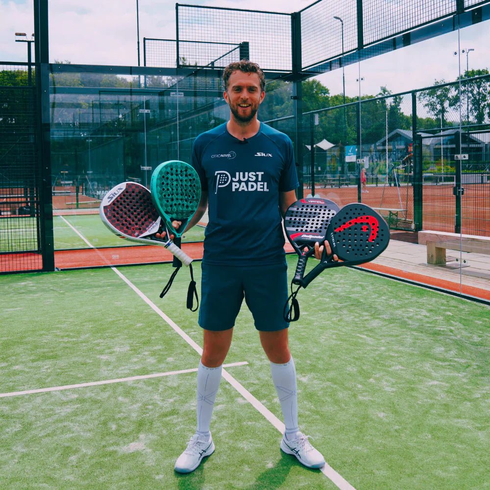 Racket Reviews: Ontdek de Beste Geteste Padelrackets door Expert Sven Boele - Justpadel.com