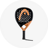 Druppelvormige padelrackets