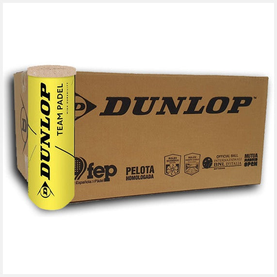 Dunlop Team Padel Balls (24 cans x 3 pieces)