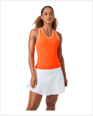 Björn Borg Ace V Neck Tank Top Orange