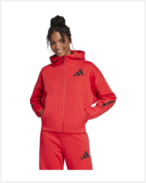 Adidas Zip Hoodie ZNE FZ W Red