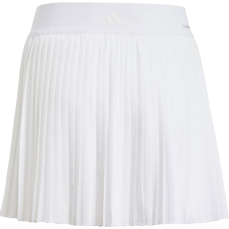 Adidas Girls Club Pleated Skirt White