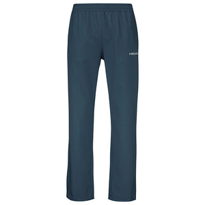 Vooraanzicht van de donkerblauwe Head Club Pants met rechte pijpen