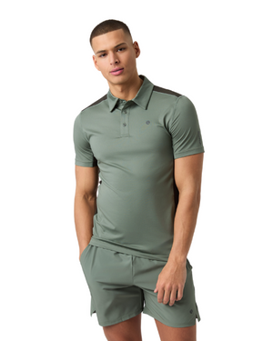 Björn Borg Ace Mesh Panel Polo Green