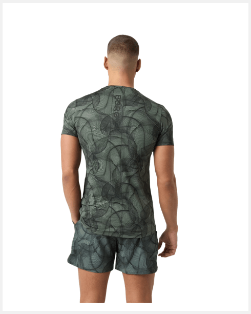 Björn Borg Ace Printed T-Shirt Green