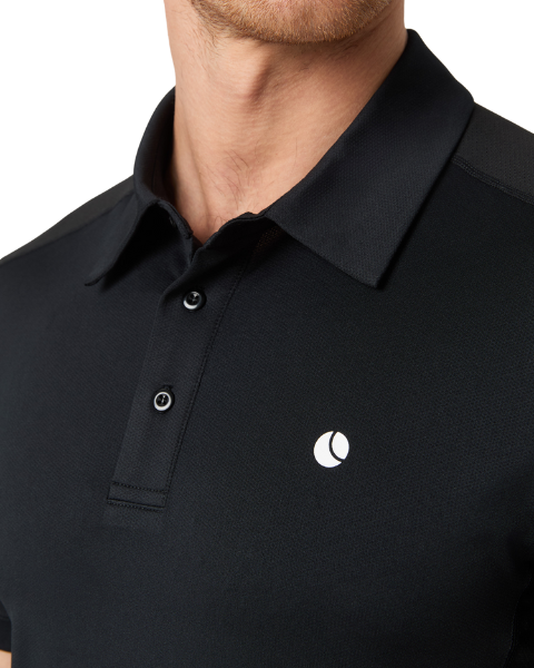 Björn Borg Ace Mesh Panel Polo Black