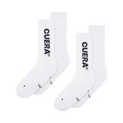 Cuera Padel Socks (2 Pack) White/Navy