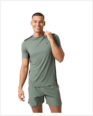 Björn Borg Ace Mesh Panel T-Shirt Green