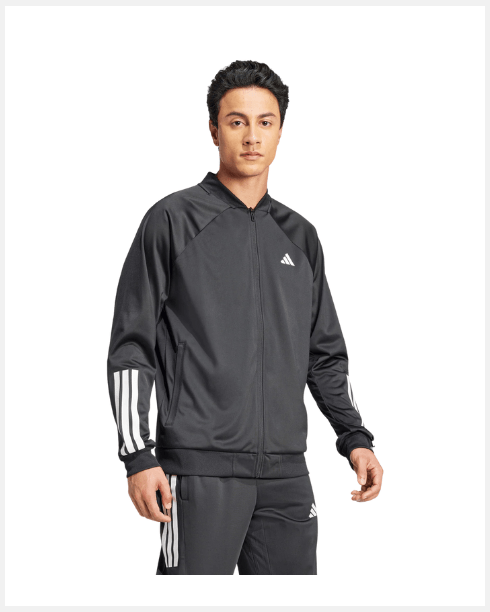 Adidas Jacket 3-Stripes Knitted Black