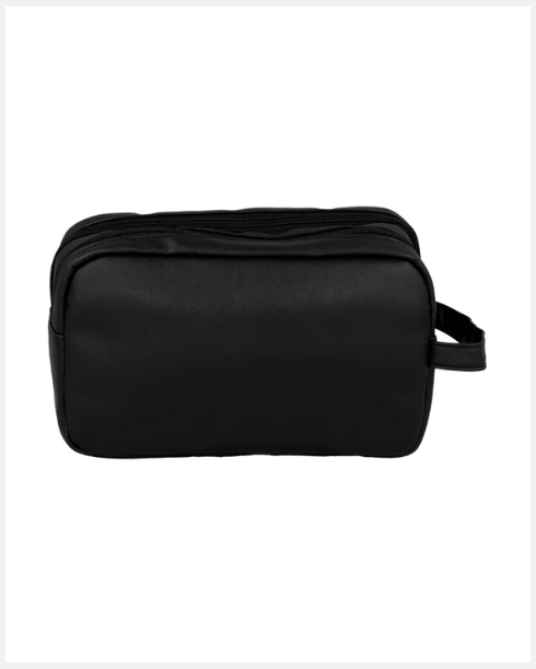 The Knight black toiletry bag