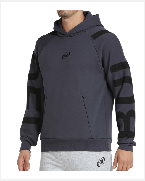 Bullpadel Bande Kapuzenpullover Schwarz