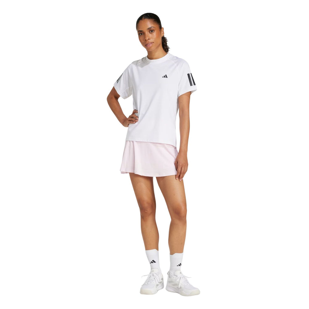 T-shirt Adidas Club 3-Stripes W Blanc