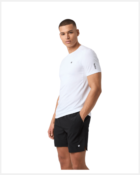 Björn Borg Ace Mesh Panel T-Shirt White