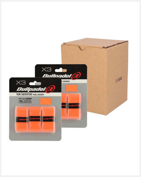 Bullpadel Overgrips Orange (12 X 3 Pieces)