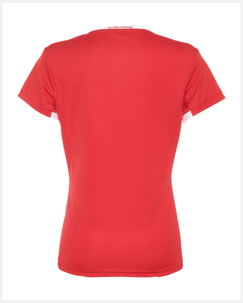 Indian Maharajah Shirt Tech Damen Rot