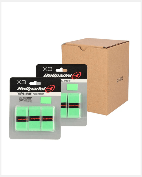 Bullpadel Overgrips Green (12 X 3 Pieces)