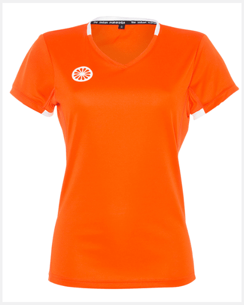 Indian Maharadja Shirt Girls Tech Tee Orange