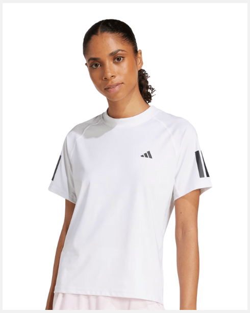 Adidas Club 3-Stripes T-Shirt W White