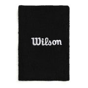 Wilson Wide Terry Wristband Black