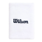Wilson Wide Terry Wristband White