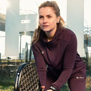 JDH Hooded Midlayer Plum W set