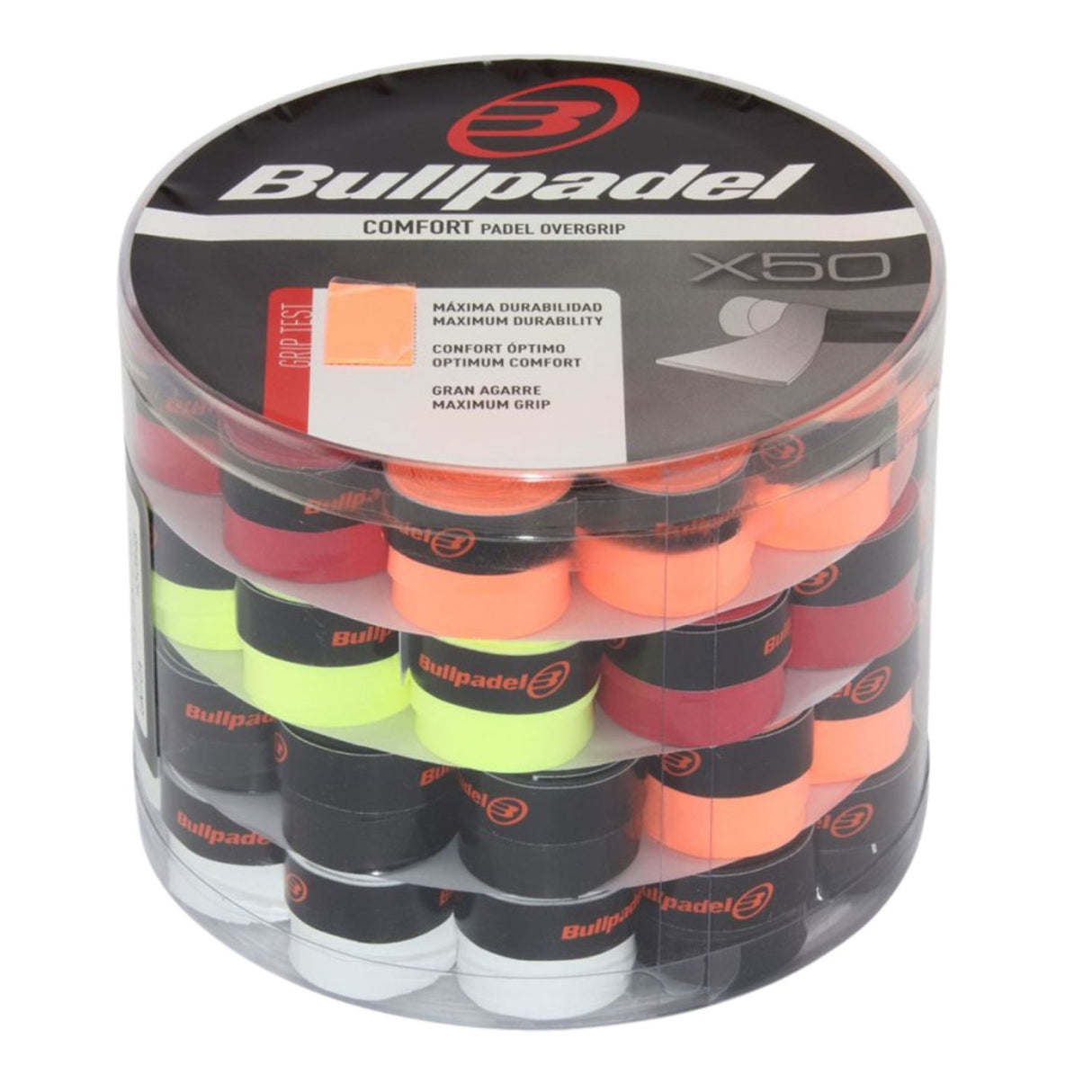 Bullpadel Overgrips Various Colours 50 Pieces
