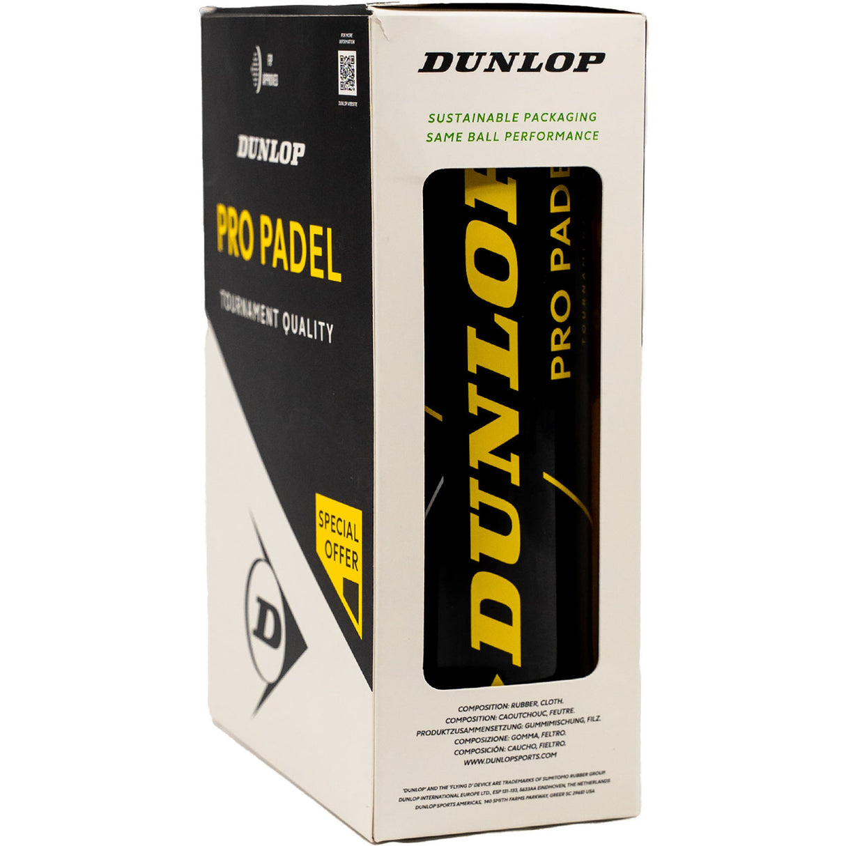 Dunlop Pro Padel Balls (2x3 st.)