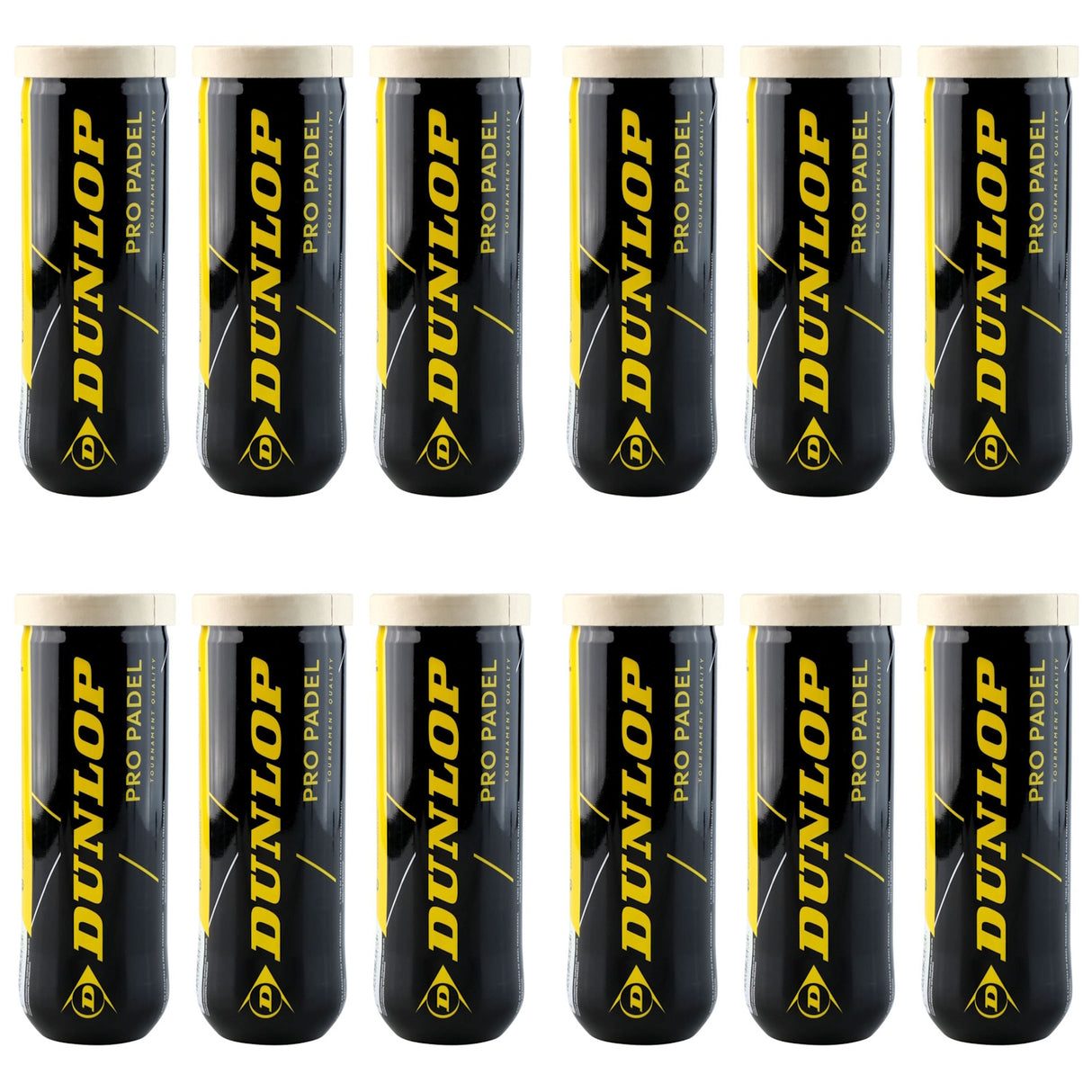 Dunlop Pro Padel Balls (12x3 st.)