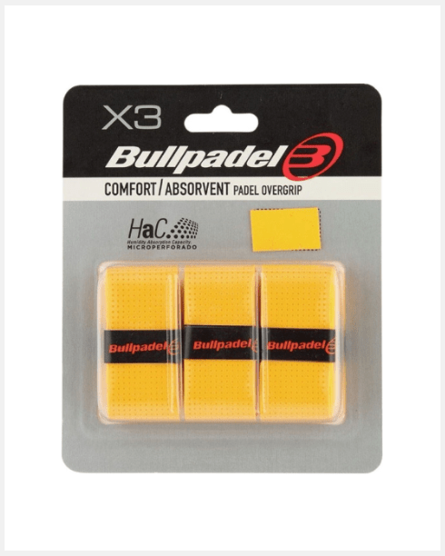 Bullpadel Overgrips Gelb 3 Stück