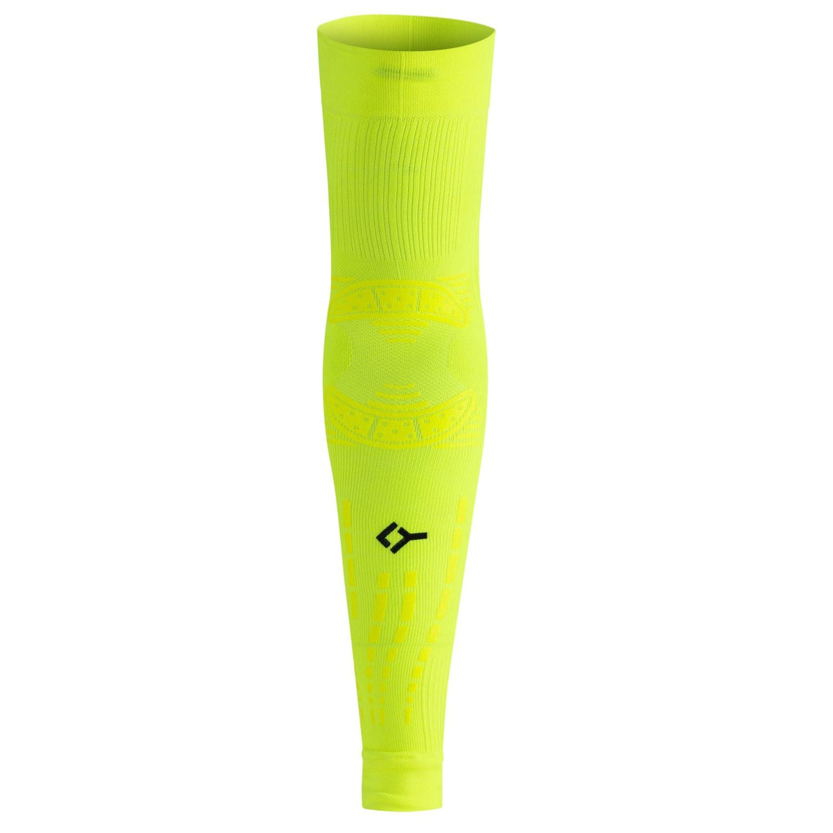 Floky No Strain Evolution Armsleeve Yellow - detail van de compressiezones