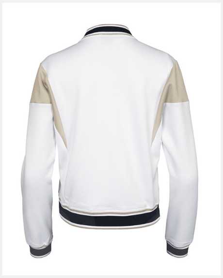 The Indian Maharadja W Pique Bomber Jacket White