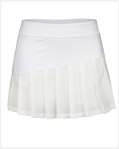 The Indian Maharadja Skirt Pleated White