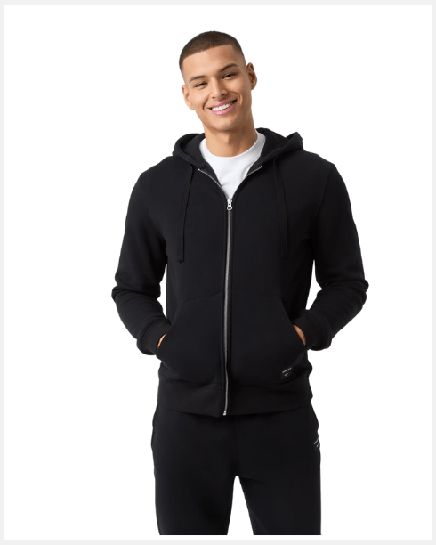 Björn Borg Men Centre Zip Hoodie Black