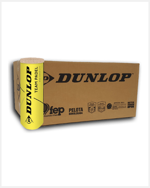 Dunlop Team Padel Balles (24 boîtes x 3 pièces)