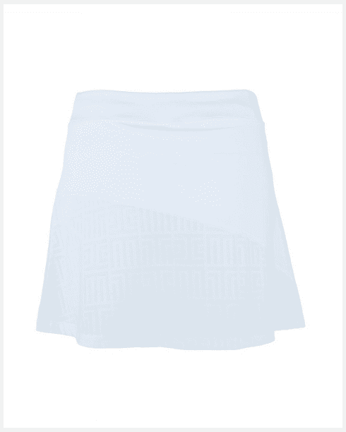 Indian Maharadja Skirt Kadiri Jacquard White