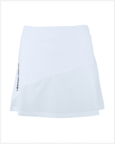 Indian Maharadja Skirt Kadiri Jacquard White