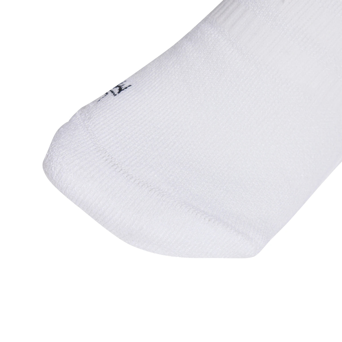 Adidas Padel Low Sock White/Black - detail van de teen
