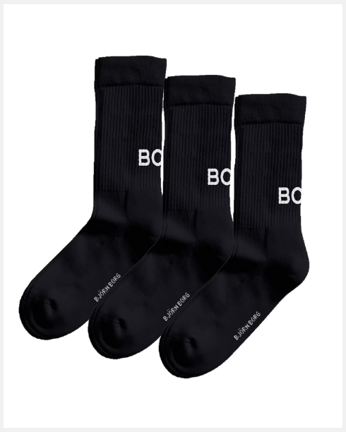 Björn Borg Core Crew Polyamide Sock Black (3 Pack)