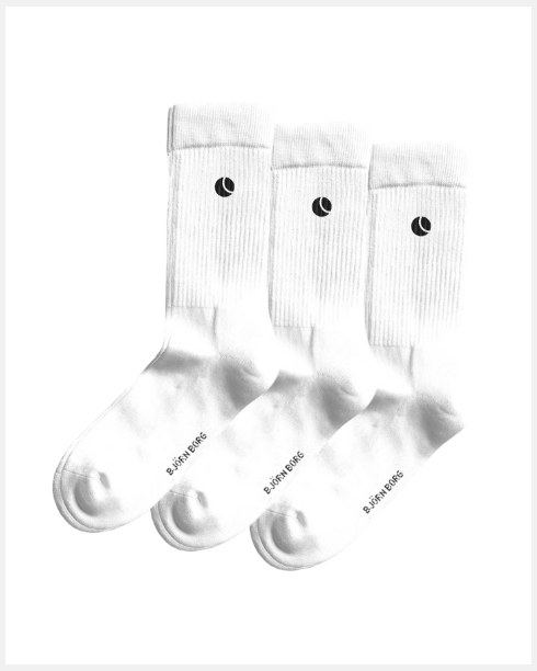 Björn Borg Core Crew Sock White (3 Pack)