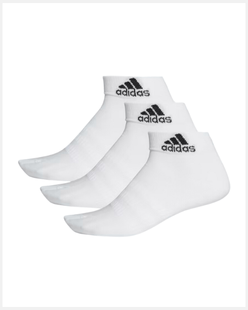 Adidas Ankle Socks White (3 Pairs)