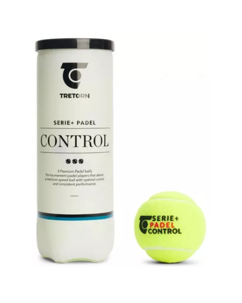 Tretorn Serie + Control Padelballen (3 Stuks)