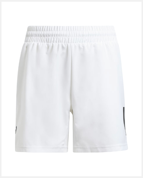 Adidas Boys Club 3-Stripe Shorts White