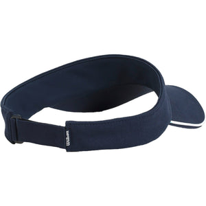 Wilson Classic Visor Navy - achterzijde met verstelbare bandsluiting