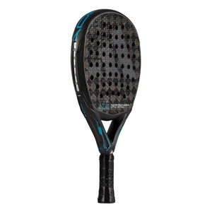 Adidas Adipower Multiweight CTRL 3.4 schuin vooraanzicht, ronde vorm in zwart