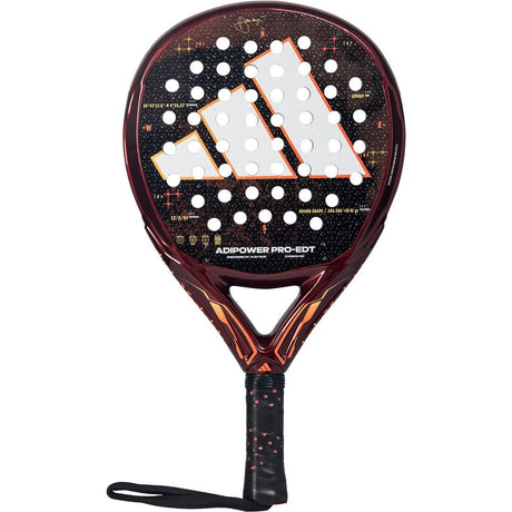 Adidas Adipower Pro Limited Edition 2025 padelracket in bordeauxrood, vooraanzicht