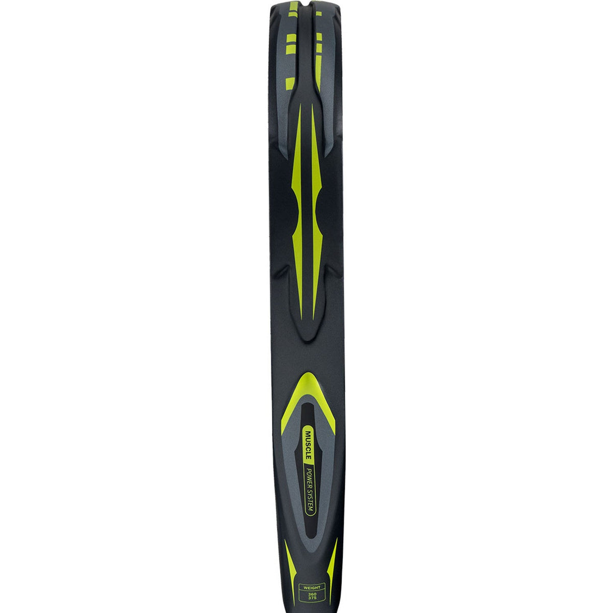 Zijaanzicht van de Adidas Arrow Hit Carbon 2026 met limegroene accenten
