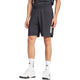 Adidas Club 3-Stripes short voor heren in zwart, gedragen vooraanzicht