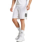 Adidas Club 3-Stripes short voor heren in wit, gedragen vooraanzicht